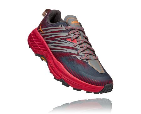 Hoka One One Speedgoat 4 - Tenis Corrida Trilha Mulher Rosa | PT-uQNj01i